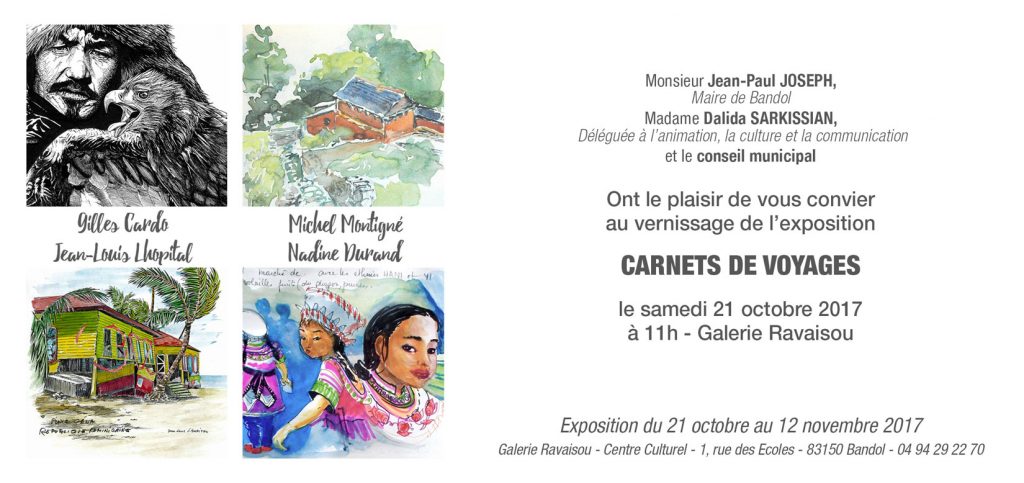 Carnets de voyages - Bandol - du 21 octobre au 12 novembre 2017